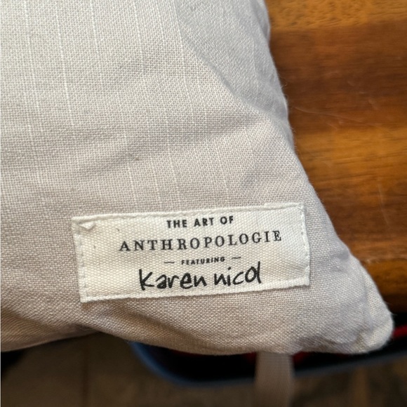 Karen Nicol Embroidered Wintertime Pillow - Picture 6 of 8